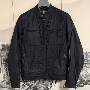 Belstaff Waxed Cotton Weybridge Jacket in Blue - 52